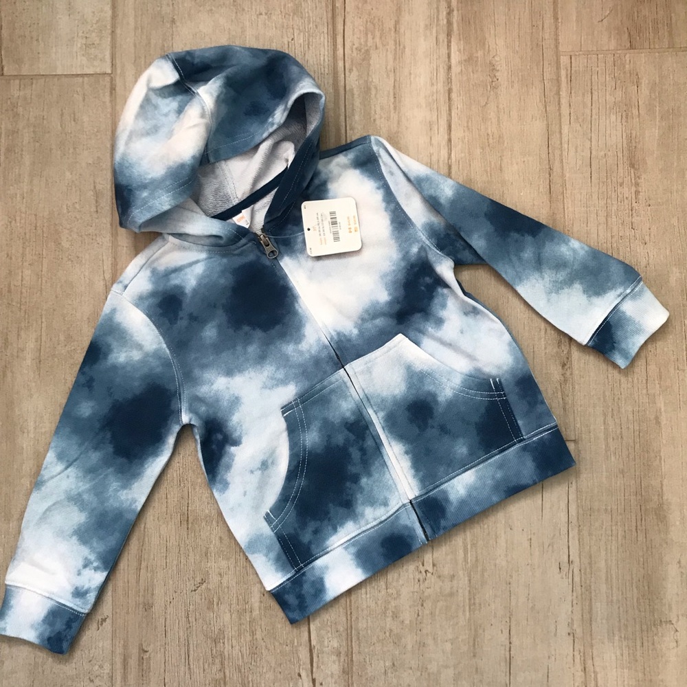 Gymboree Blue Tie-Dye Hoodie